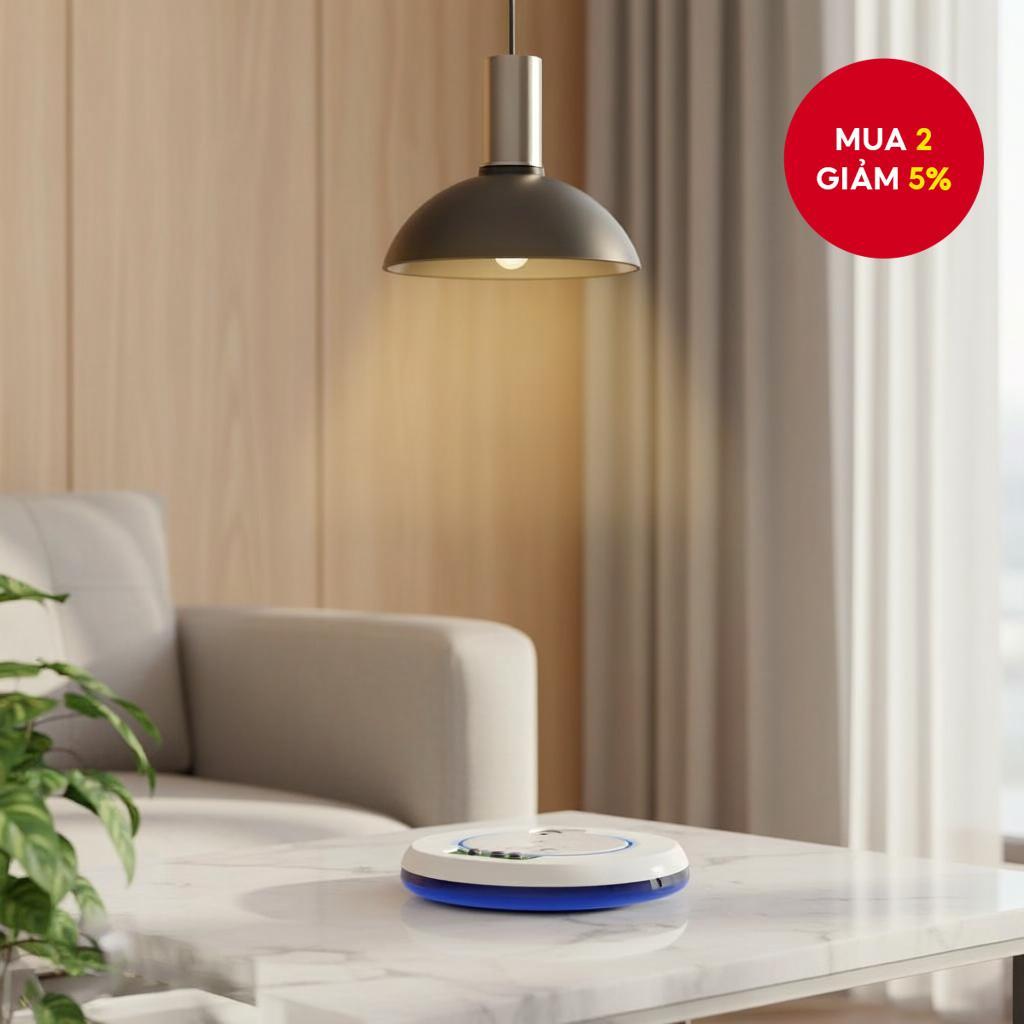 Công tắc đèn điều khiển từ xa không dây RF 433MHz 220V 110V 10A Relay Receiver Nút tròn mini gắn tườ