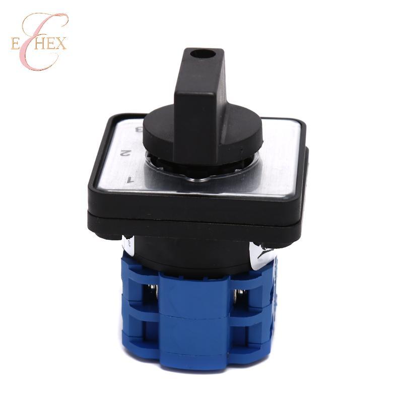 HGVN 440V 20A 4-Position 0-1-2-3 Bộ chọn quay Thay đổi Sto LW26-20 / 2
Nóng bỏng