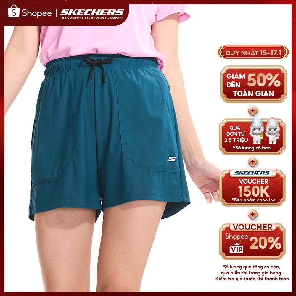 Quần Đùi Thể Thao Nữ Skechers Dynamic Walking Performance Shorts - P125W042-006U
