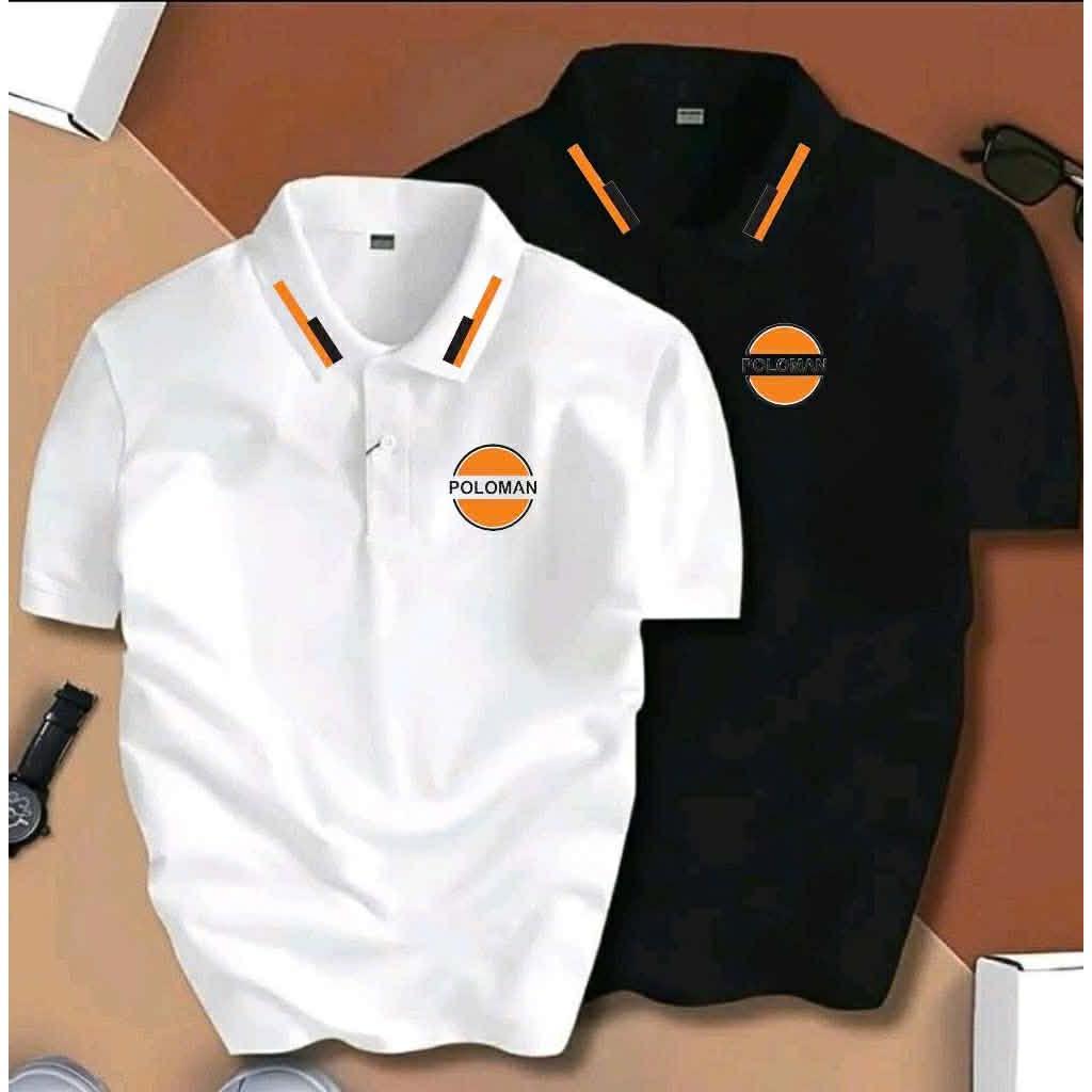 COMBO 2 ÁO POLOMAN VẢI THUN CÁ SẤU POLY L06