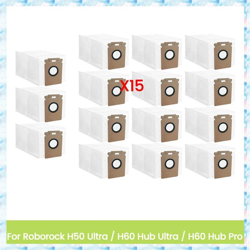 [R Q M U] 15 Túi Đựng Bụi Cho H50 Ultra / H60 Hub Ultra / H60 Hub Pro Phụ Kiện Thay Thế Túi Hút Bụi 