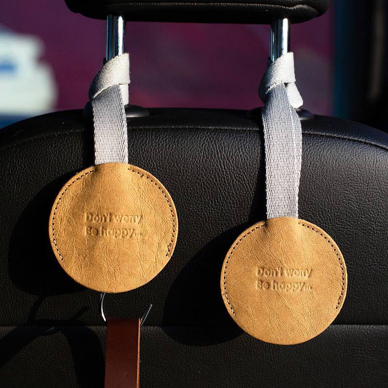 Car Car Seat Back Invisible Hook Washable Kraft Paper Multifunctional Hook BhY8