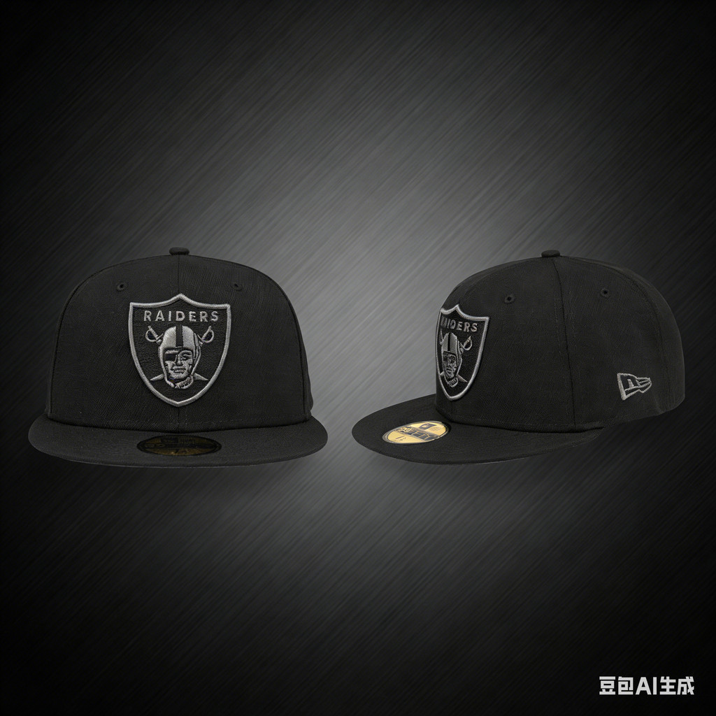 Mũ 59FIFTY Las Vegas Raiders màu đen trắng