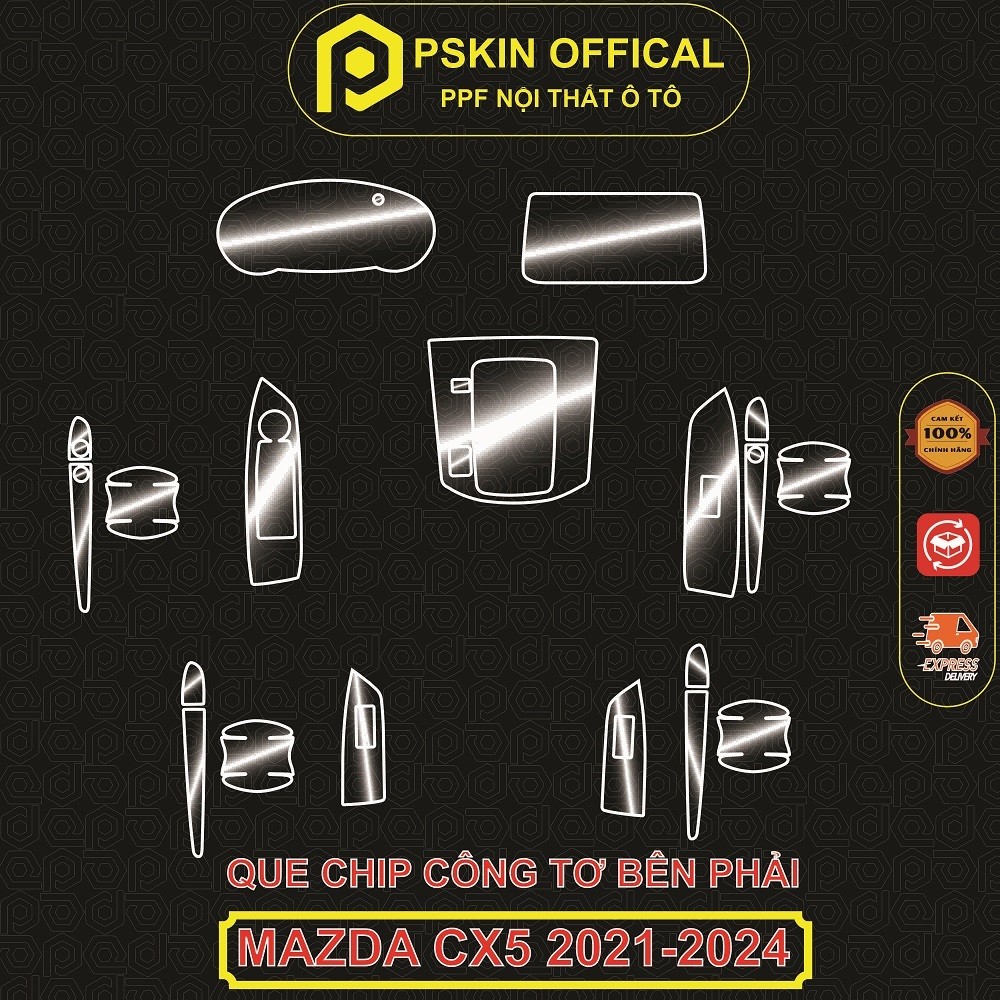 [ Mazda CX5 2018-2026 ]Bộ dán PPF nội thất CX5 2018-2026 T-Home&More