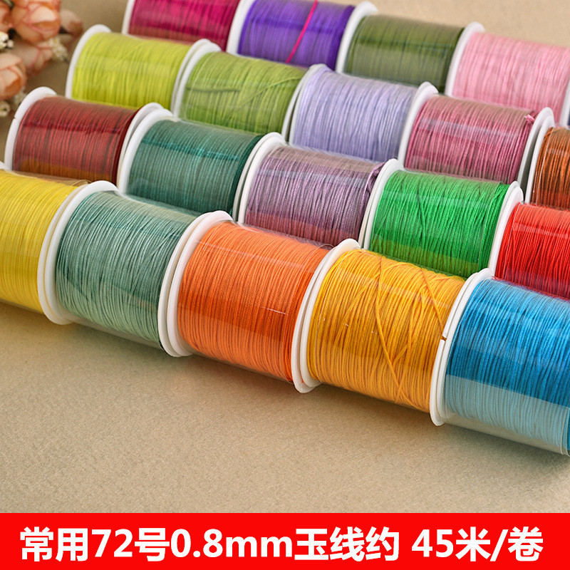 71 / 73 / 72 Số 0,4 / 0,8mm Sợi Ngọc Đính Hạt Chủ Đề Tự Làm Tay Dây Buộc Dây Mặt Dây Chuyền Chủ Đề N