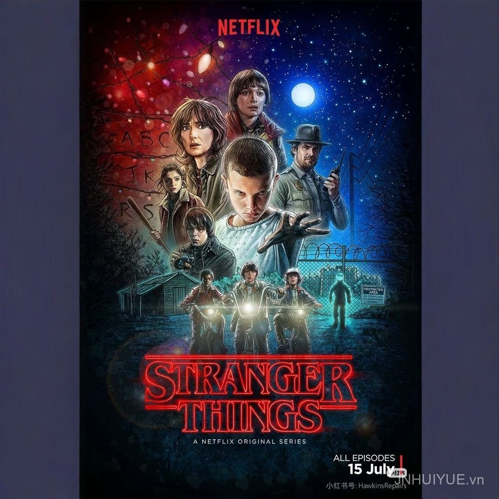Stranger Things Acrylic Móc Khóa Hellfire Club Eddie Phim Hàng Hóa Hỗ Trợ Mặt Dây Chuyền
