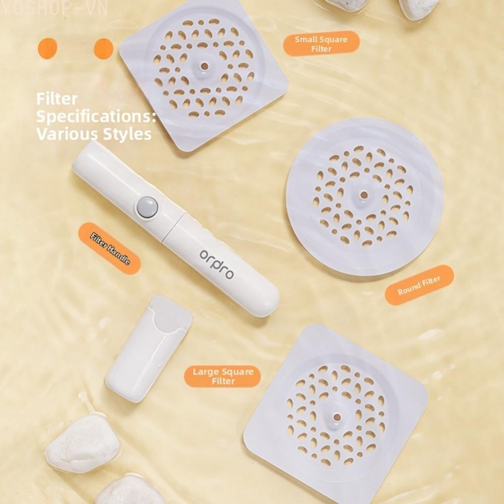 [Ysp]Disposable Hair Catcher Comfortable Grip Handle Hygienic Filter Replacement