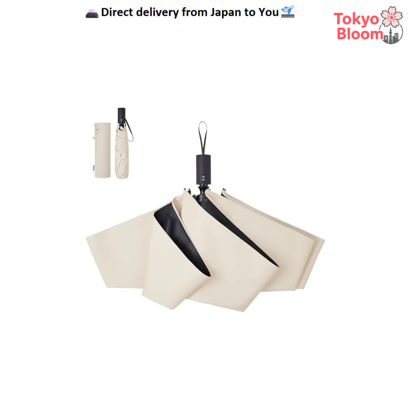 konciwa UV Protection Folding Umbrella - 100% UV Cut, Rain and Sun Use, Large Size 100cm, Lightweigh