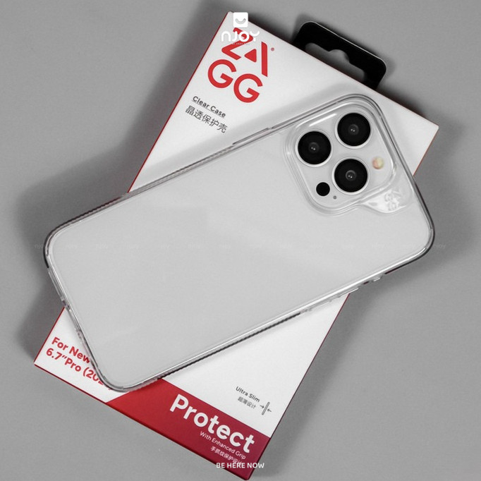 Ốp Trong Suốt ZAGG Chống Sốc Bảo Vệ Camera Cho Điện Thoại iPhone 16 Pro Max 15 14 Njoyshop