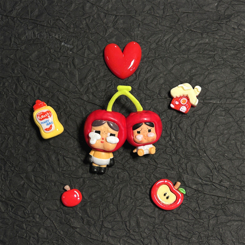 NEW【Jitbitz】sticker charm Bộ 【Crybaby】Charm Dép Crocs s｜dép Sục, dép cá sấu, phụ kiện gắn giày dé