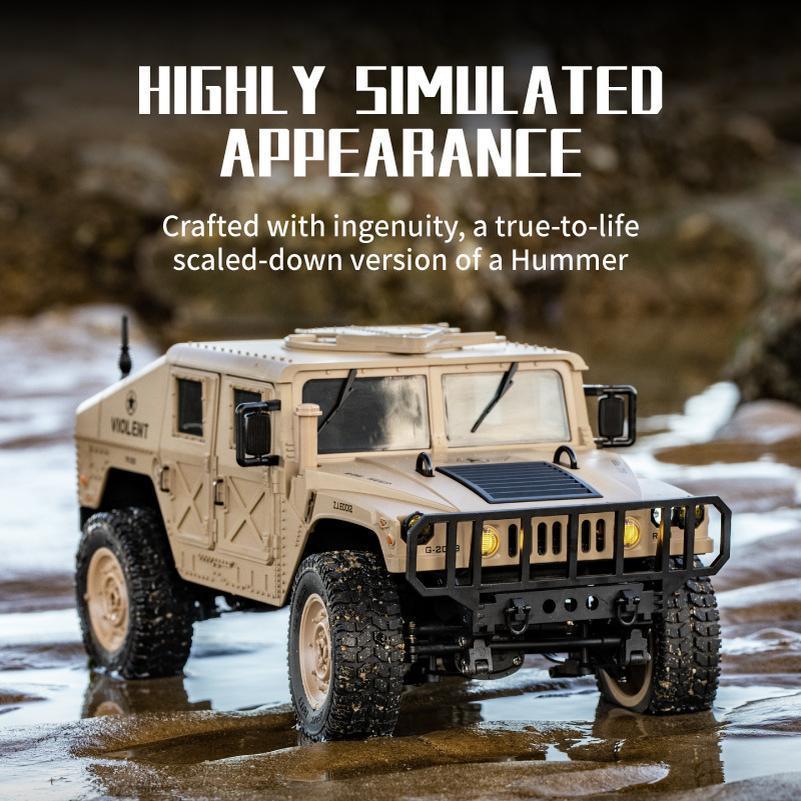 Xe Điều Khiển Từ Xa Off-Road JJRC C8835 4WD – RC Hummer Địa Hình Tỷ Lệ Thật, Dẫn Động 4 bánh (4WD)