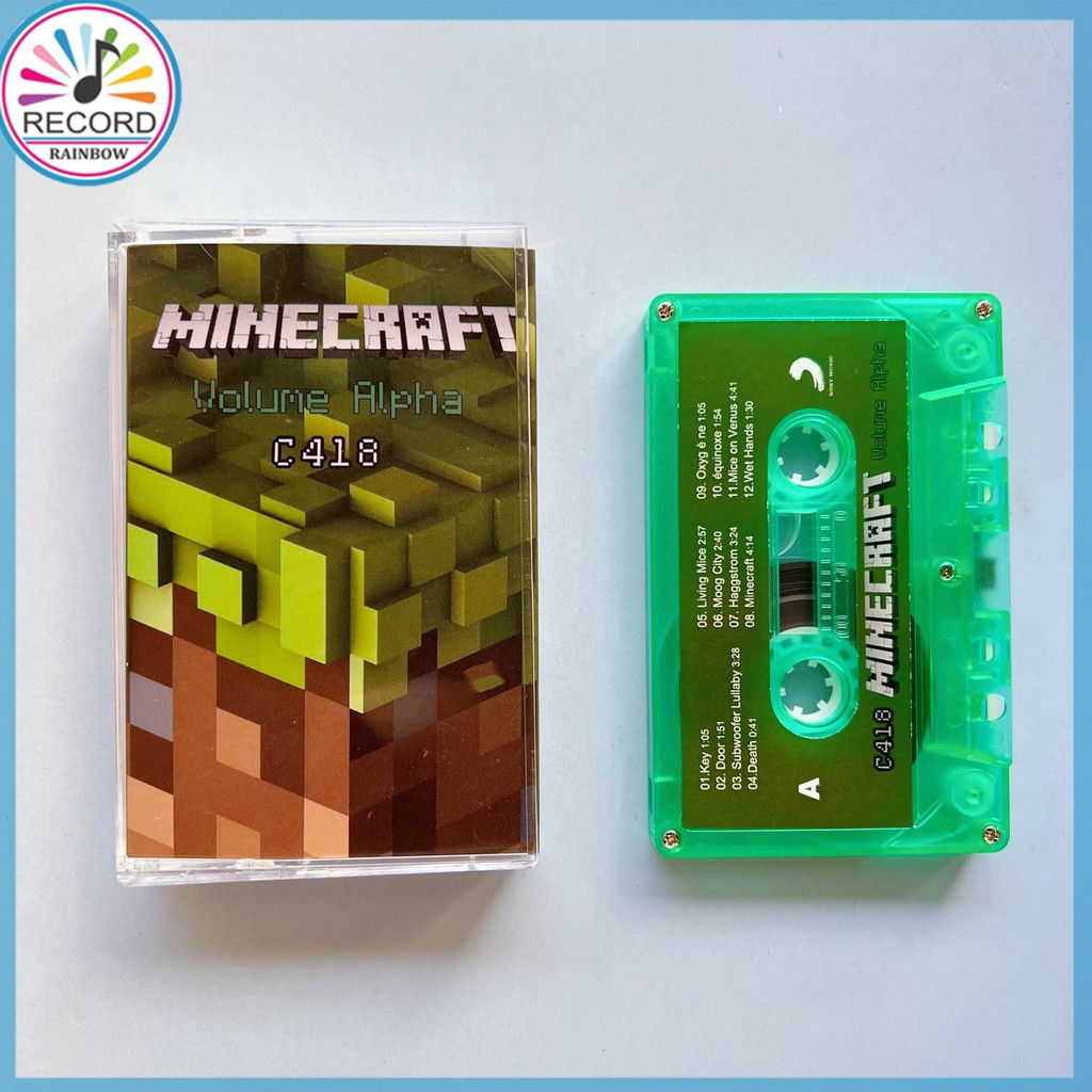 C418 Minecraft Volume Alpha Băng Cassette Tape Brand New [Sealed] Original LLCT