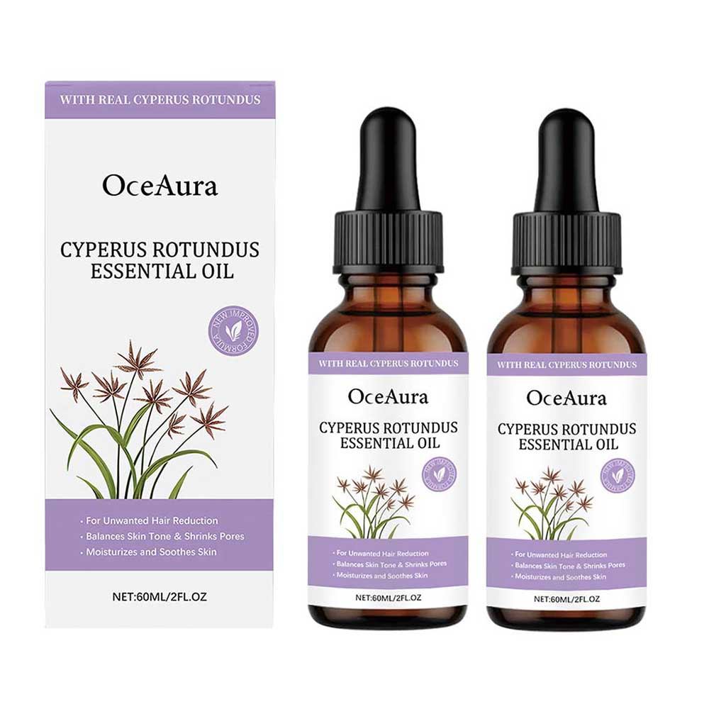 2pcs Cyprus Oil for Hair Removal,Organic Cyperus Rotundus Oil
