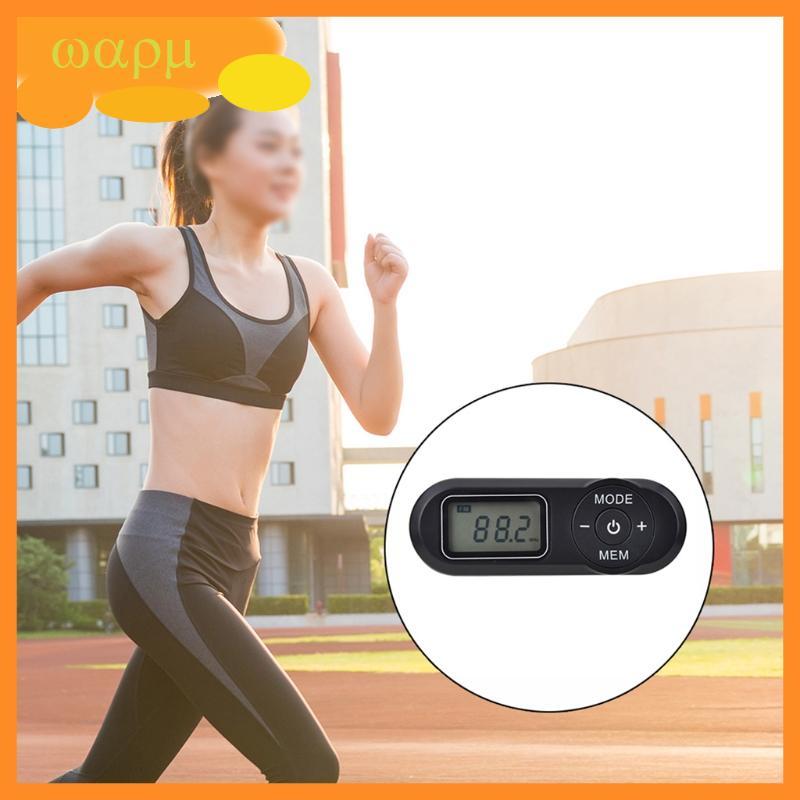 WMMB Mini Pocket FM Radio Bộ thu sóng FM di động có màn hình hiển thị LCD