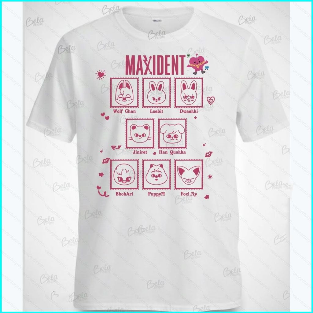 Áo thun GN Stray Kids SKZOO 220g cotton dày, họa tiết Karma Do It, tay ngắn