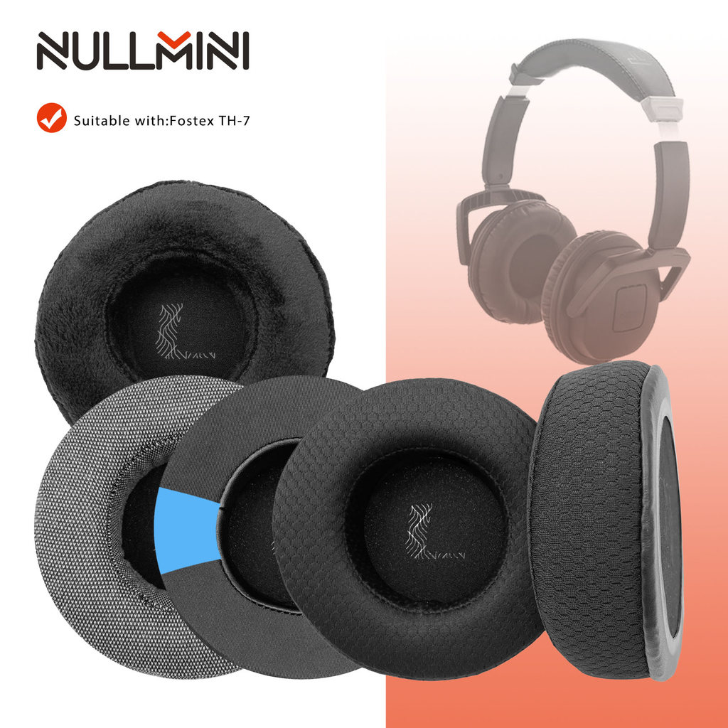 Miếng đệm tai nghe thay thế NullMini cho tai nghe Fostex TH-7 Đệm tai Earmuffs Gel làm mát Tay áo bă