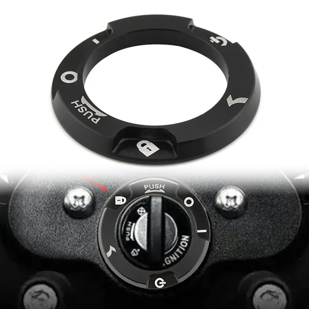 Xe Máy Đánh Lửa Chìa Khóa 3D Trang Trí Vòng Tròn Dành Cho Xe Honda CB125R JC79 MC52 CT125 Hunter Cub