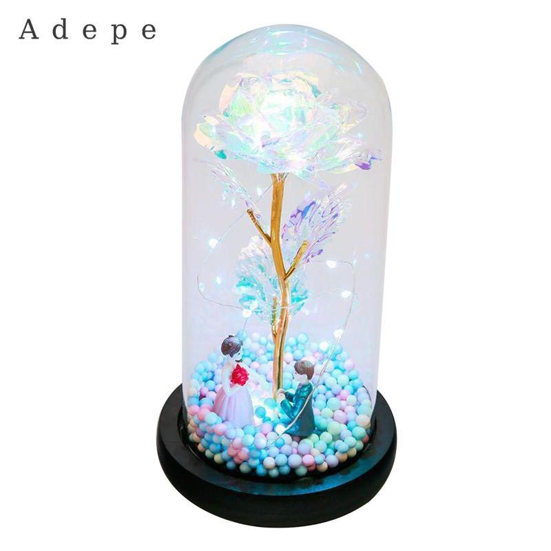 Quà tặng hoa hồng Galaxy, Galaxy Enchanted Rose Led in, Quà tặng cho nữ