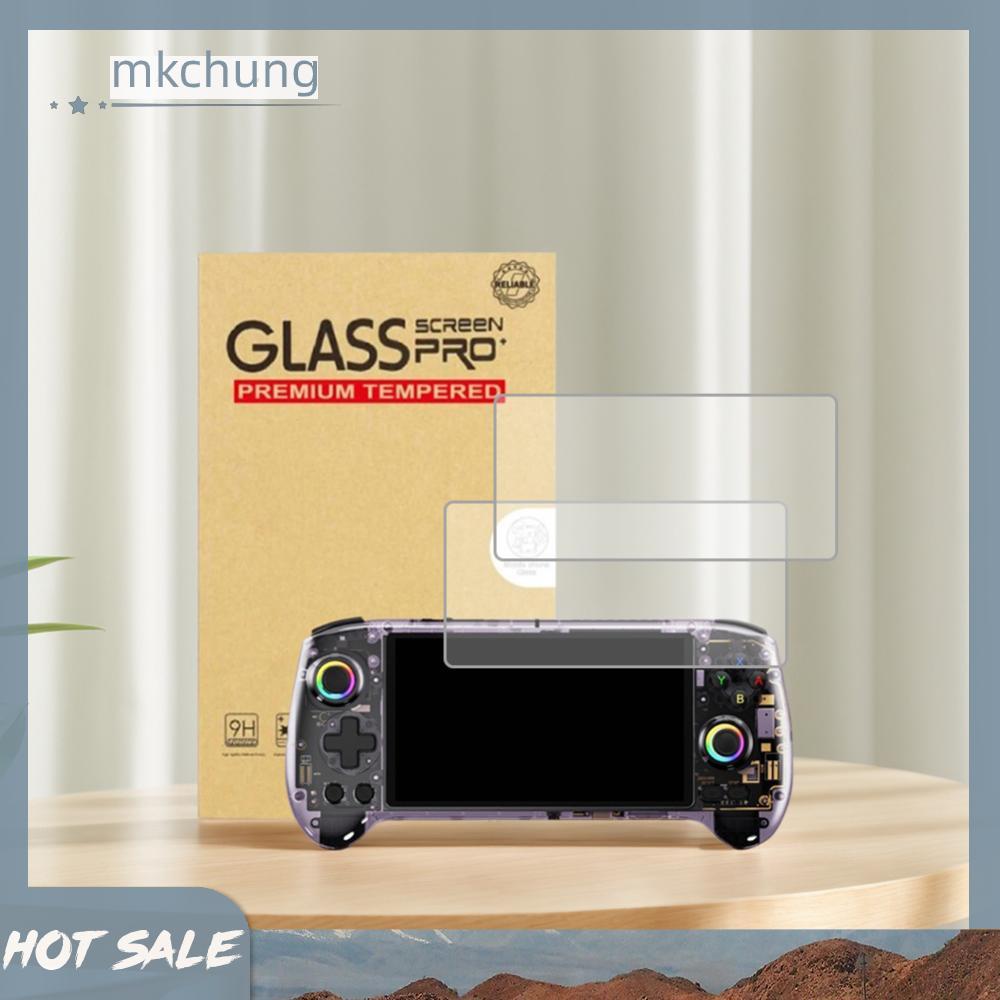 2 Chiếc 9H HD Kính Cường Lực Chống Trầy Xước Phim Cường Lực Cho Anbernic RG557 Phụ Kiện