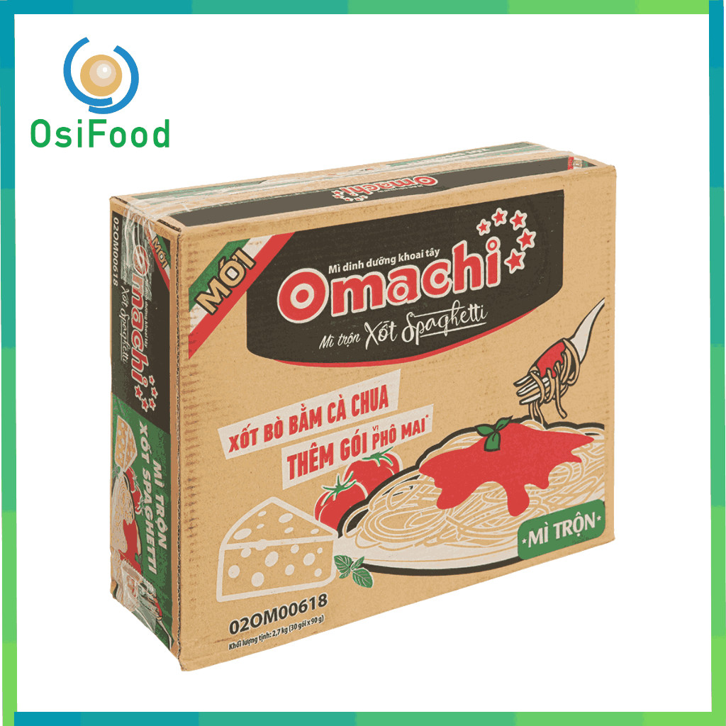 Mì Omachi Spaghetti Bò 6Bl X 5Gói X 91Gr_Thùng