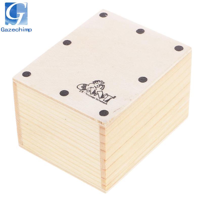Quà tặng trống gỗ Cajon Mini cho các bộ phận đệm ruy băng 6,5x5,2x4,3 cm