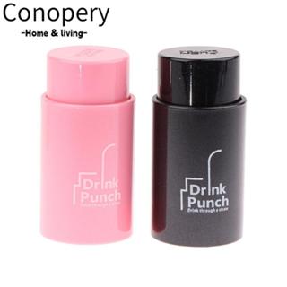 CONOPERY Chai Nước Giải Khát Punch, Dụng Cụ Mở Chai Kích Thước Nhỏ Hình Trụ, Máy Làm Lỗ Nắp Chai Mùa Hè Tiết Kiệm Nhân Công
