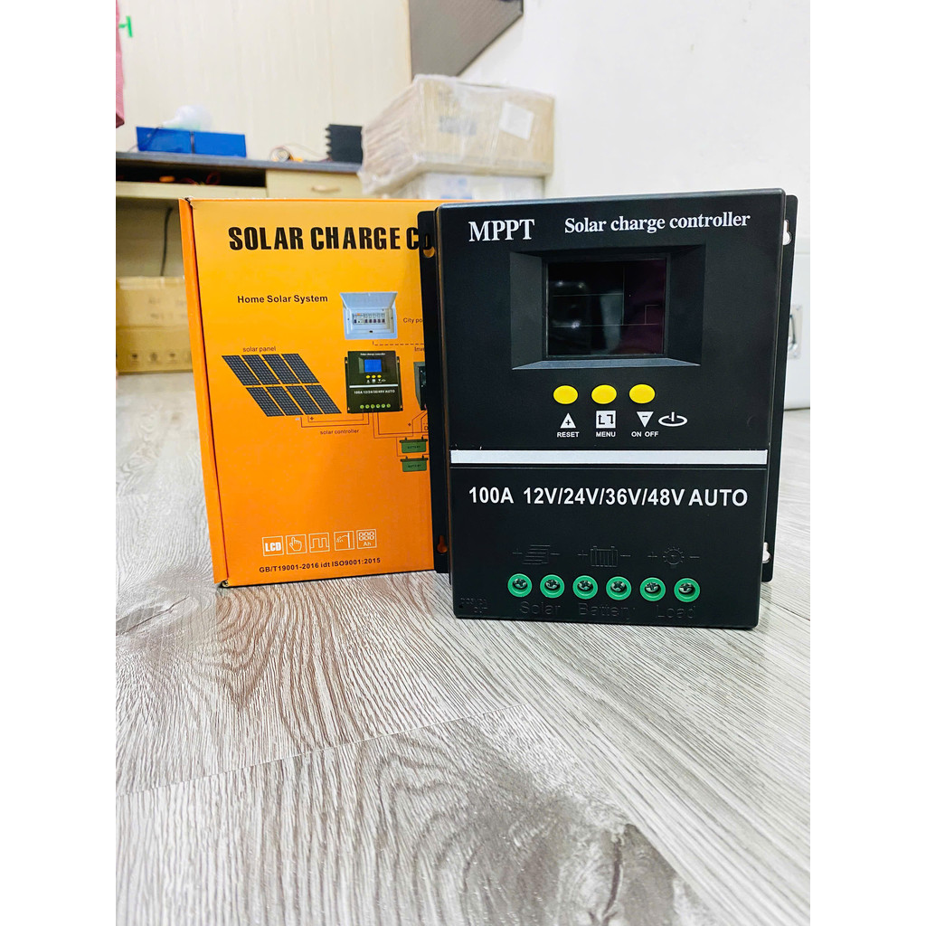 Bộ Điều Khiển Sạc Năng Lượng Mặt Trời MPPT  Solar charge controller Model: SY48100A  12V/24V36V/48V 