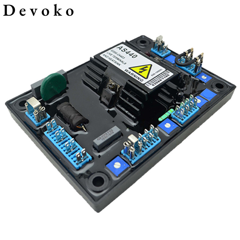 Mô-đun điều khiển điều chỉnh điện áp tự động AVR AS440 cho máy phát điện, cuộn