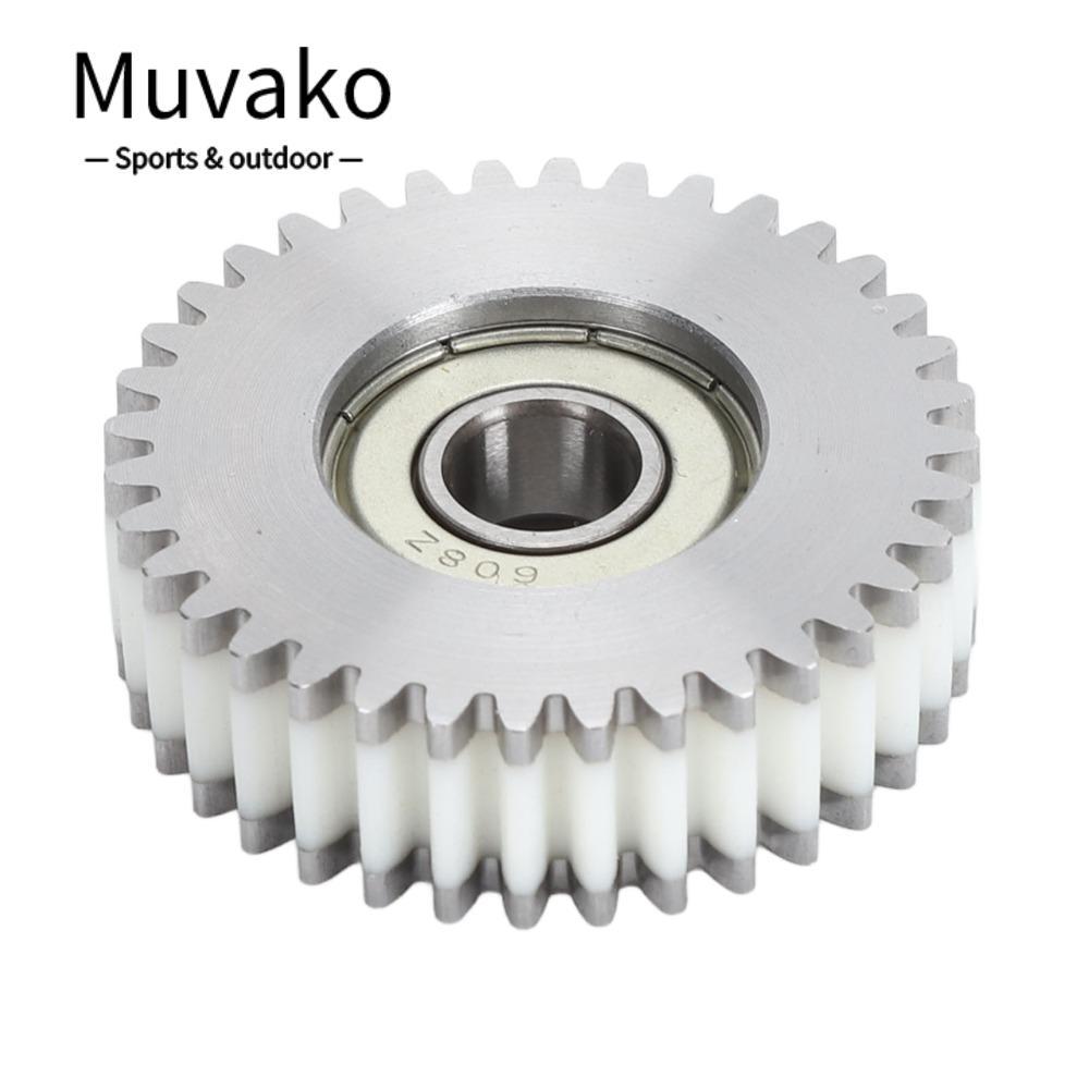 MUVAKO Động Cơ Bánh Răng Xe Đạp Điện, 3 Chiếc - Thép Nylon Trắng và Bạc, Phù Hợp Động Cơ Hub Bafang 