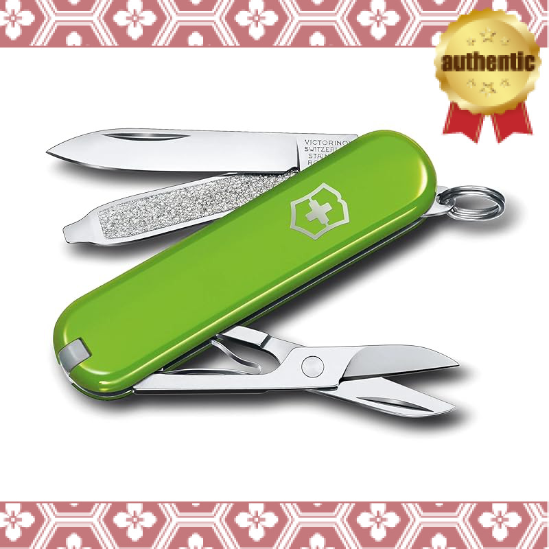 VICTORINOX Classic SD Classic Colors Smashed Avocado Swiss Army Knife Multi-functional Knife Emergen