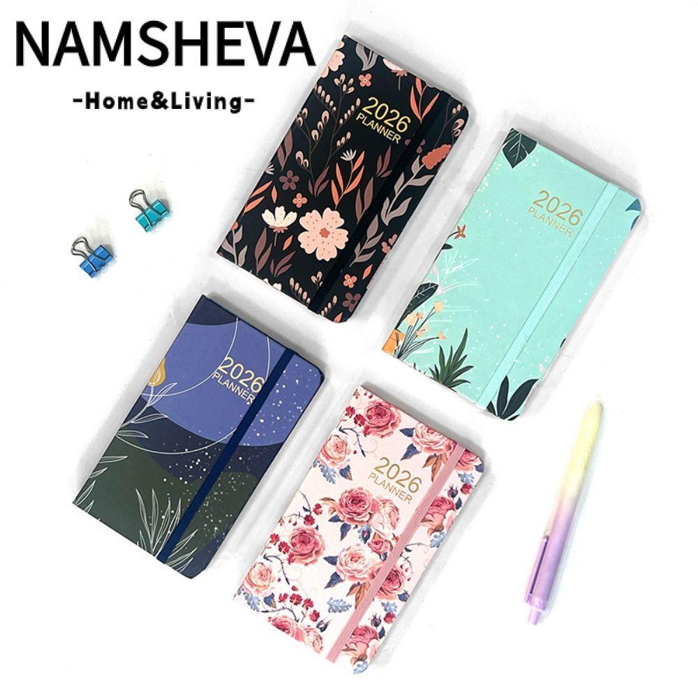 NAMSHEVA 2026 Pocket Planner, Schedule Organizer Jan.2026 - Dec.2026 Pocket Calendar 2026, Agenda A6