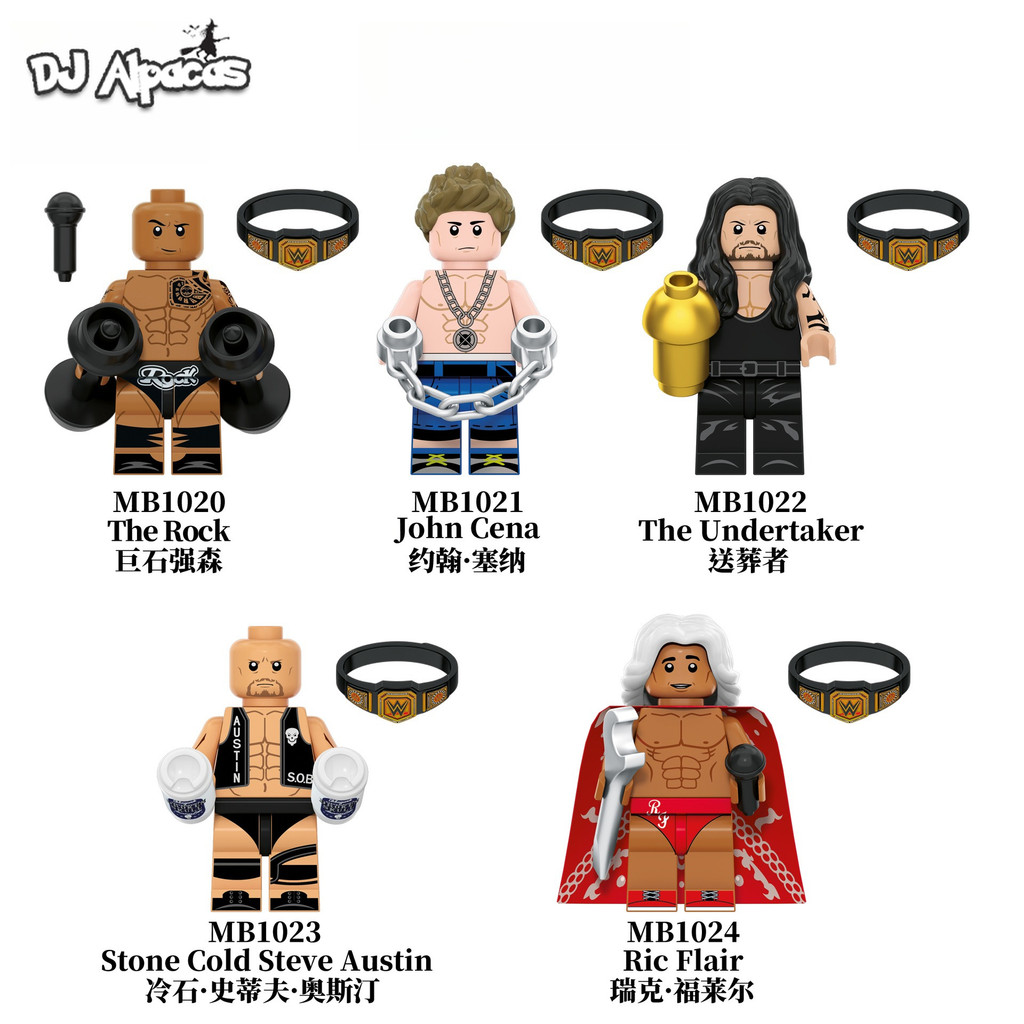 Các nhân vật nhỏ WWE Toy The Rock John Cena Búp bê sưu tập