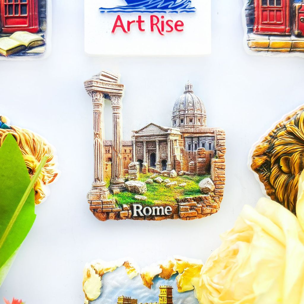 Ý La Mã cổ đại Di truyền Địa chỉ Thánh Peter Nhà thờ Tủ lạnh Nhãn dán Magne ba chiều