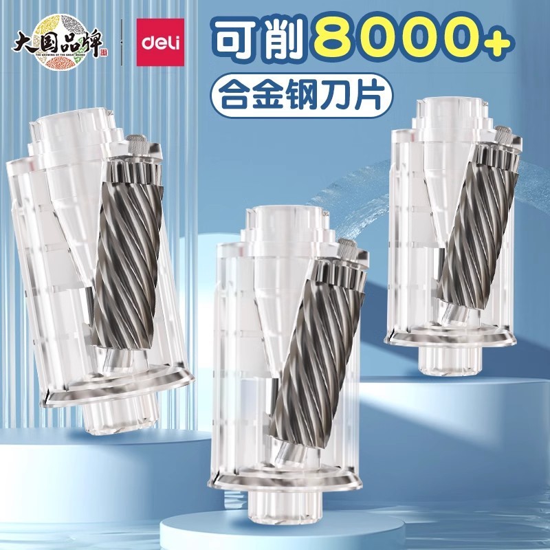 2026 Phong Cách Mới Deli Máy Mài Bút Chì Tự Động Đổ Lại Giá Thay Thế VA7MAX Bút Điện Máy Mài Đổ Máy 