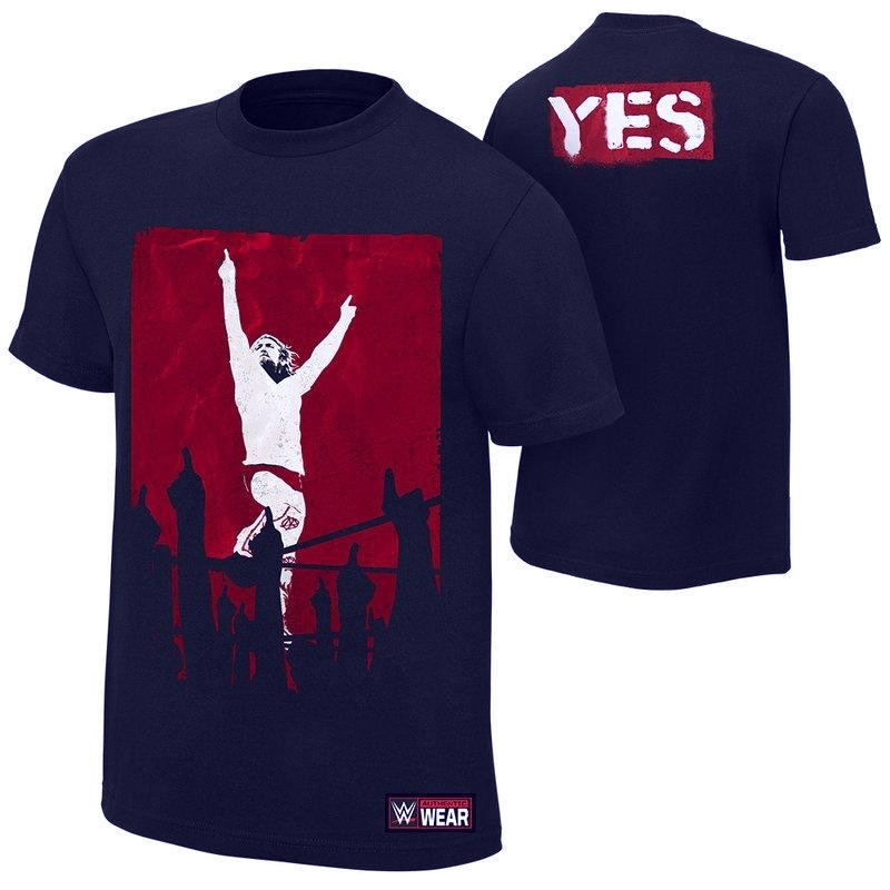 Áo thun WWE Daniel Bryan YES Movement Revolution Graphic 100% 0306