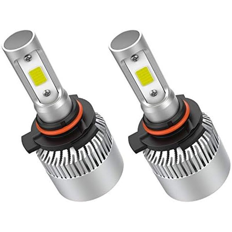 Bóng đèn pha Led 9012, Chip COB lật dòng S2, Bóng đèn thay thế chùm cao / chùm thấp 3600lm, Ánh sáng