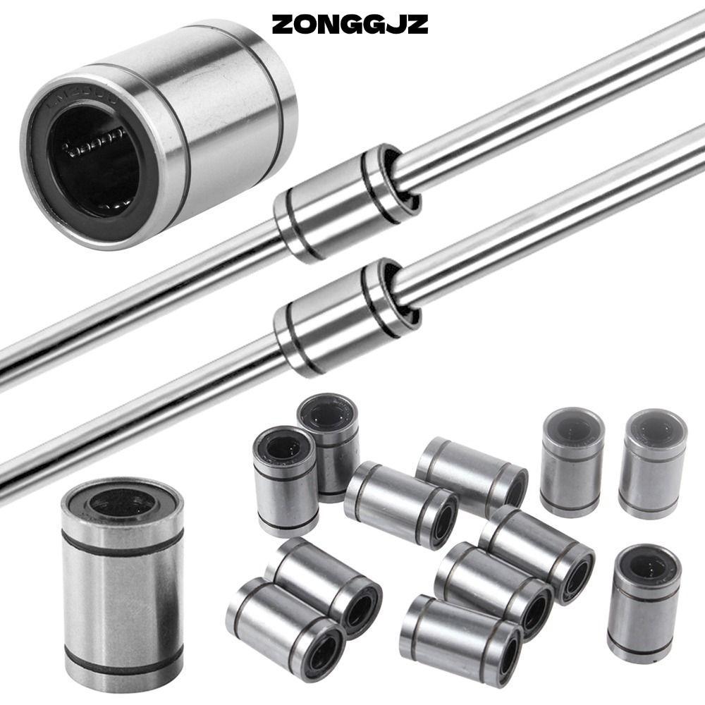 ZONGGJZ Bushing Thép Chrome Thép CNC Phần Bền LM3UU LM4UU LM5UU LM6UU