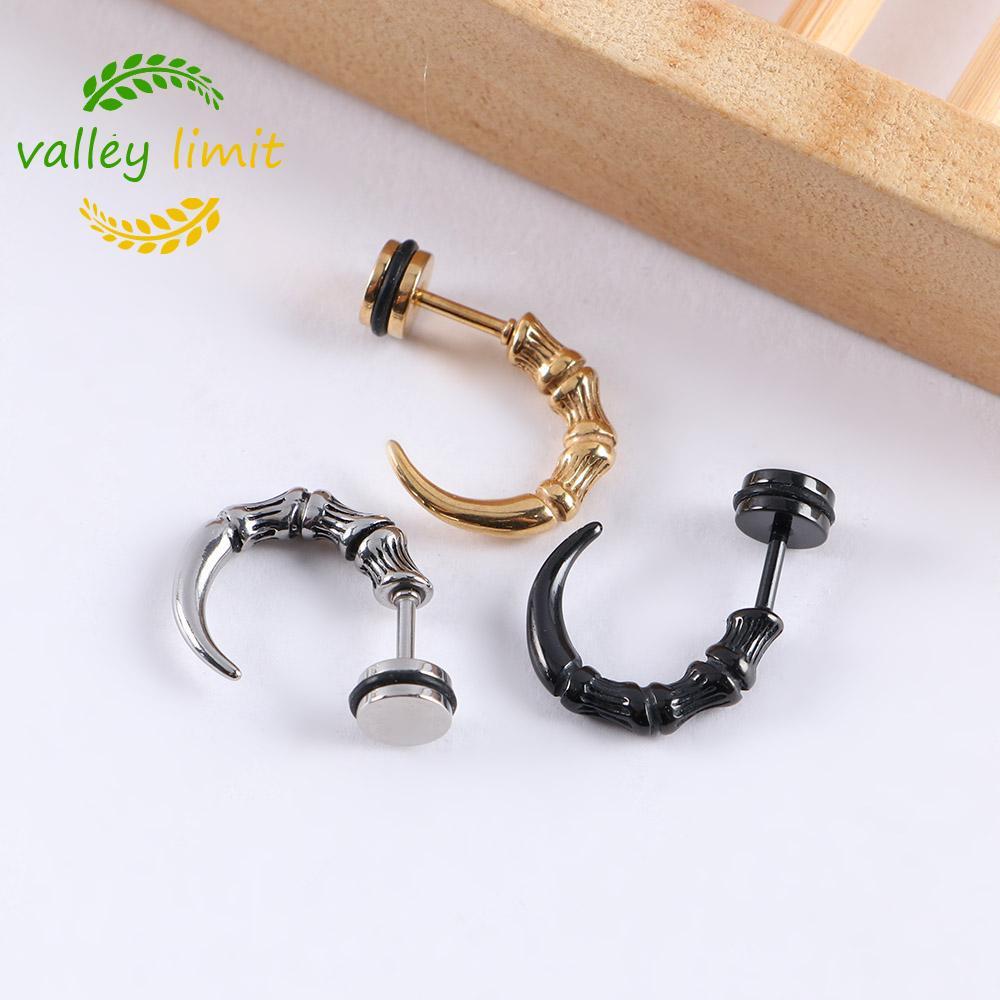 valley limit VALLEY LIMIT Bông Tai Hình Học Thoáng Mát Phong Cách Punk