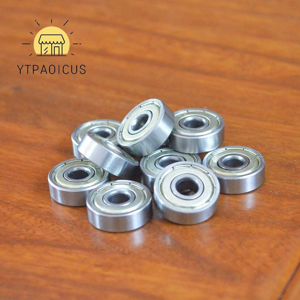 YURUYI 10 Vòng bi rãnh sâu, Vòng bi kín đôi bằng thép Chrome được bôi trơn sẵn, Thay thế bánh xe vòn