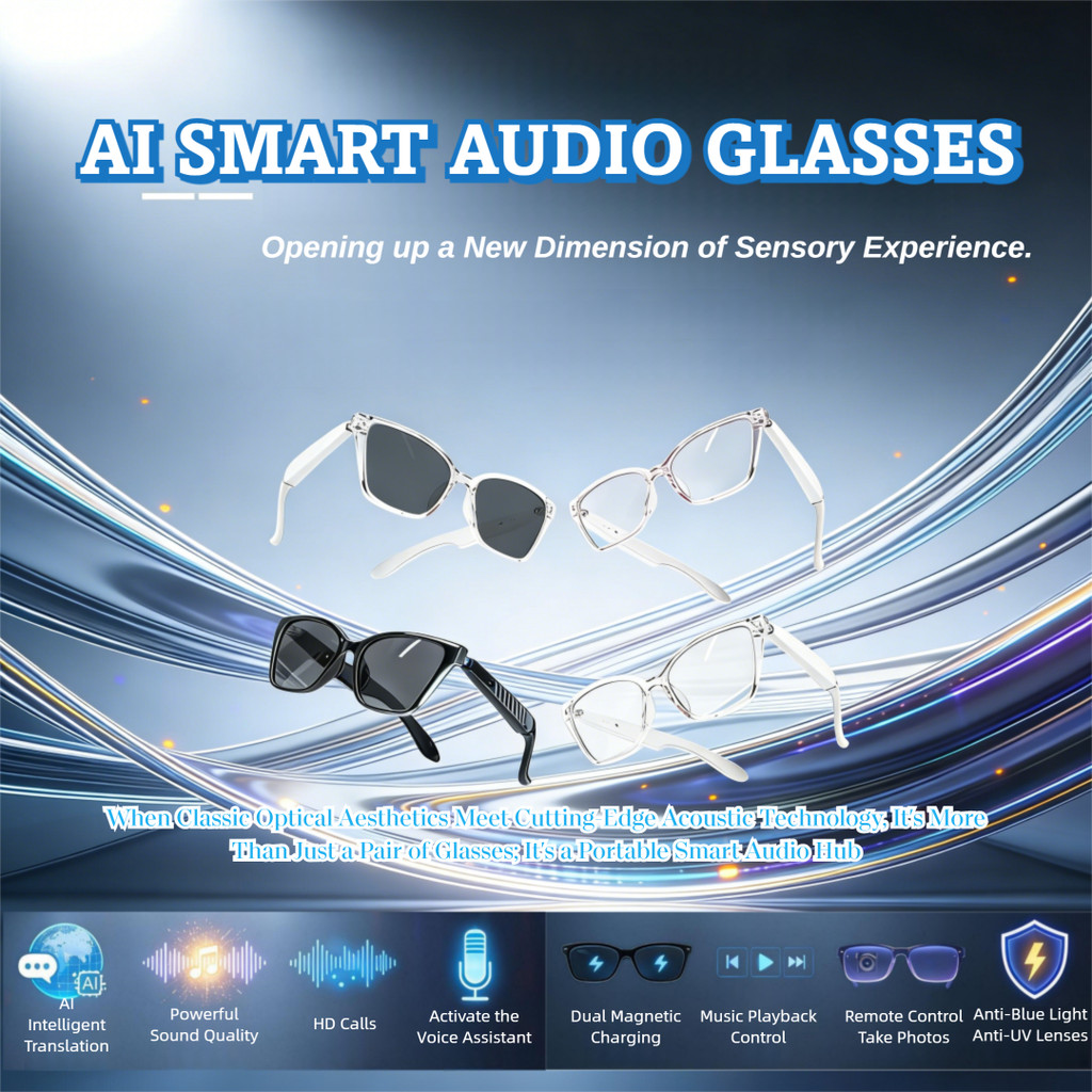 F67 Kính Thông Minh Với Công Nghệ AI Dịch Âm Thanh Video Hơn 100 Ngôn Ngữ