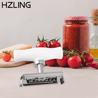 Dụng cụ mở hộp HZLING, Dụng cụ mở nắp chai bằng thép không gỉ 9,2x6,4cm, Dụng cụ tháo nắp trắng chống trượt dã ngoại