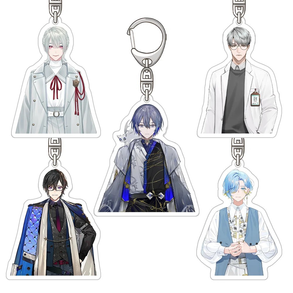 Móc khóa Anime Nijisanji Shikinagi Akira Genzuki Tojiro Koyanagi Rou Harusaki Air Sister Claire Mica