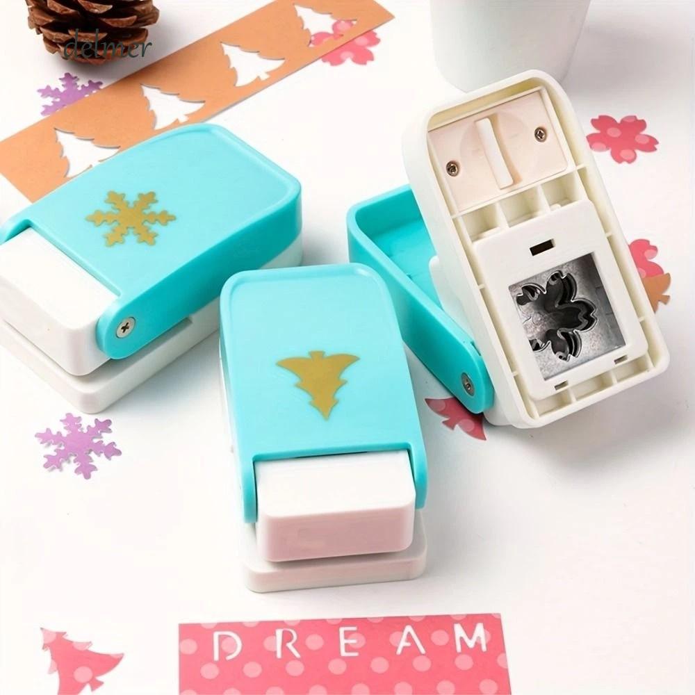 DELMER DIY Paper Tool, DIY Card Multi-Pattern Paper Puncher, Creative Punch Decorative Paper Punch H