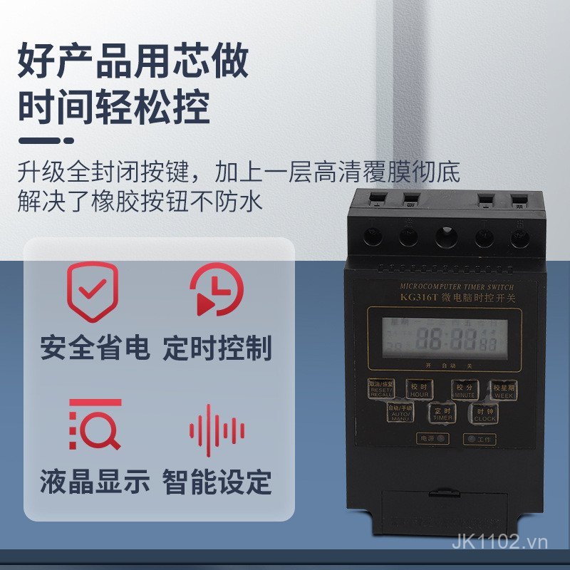 Công tắc điều khiển thời gian máy vi tính KG316T KG316T-11 5LQE