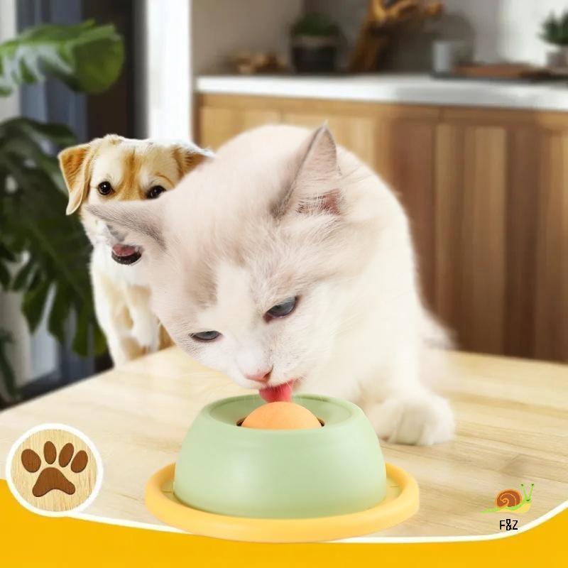 F & Z Pet Li Mat Sữa Chua Liing Đĩa Ăn Chậm Cho Chó Mèo - Bát Sna Tương Tác Thúc Đẩy Sức Khỏe Thú Cư