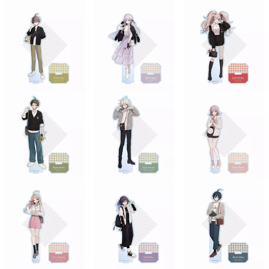 Trò Chơi Danganronpa Acrylic Đứng Búp Bê Anime Chiaki Nanami Kirigiri Kyouko Hình Cosplay Đồ Chơi Qu