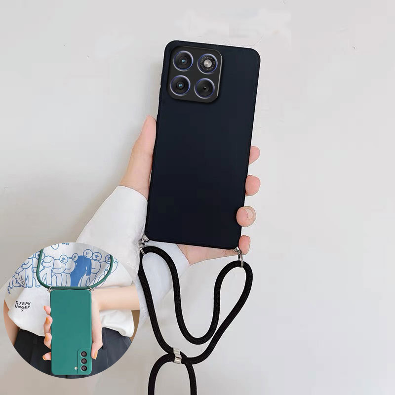 G77 Đeo Ngang Vòng Cổ Dây Dây Ốp Lưng Điện Thoại Motorola Moto G77 G67 5G G 77 67 Vỏ Mềm Silicon Bảo