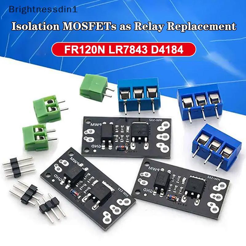 [Brightnessdin] 1 Rơle thay thế mô-đun MOSFET FR120N LR7843 AOD4184 FR120N MOS Tube FET 100V 9.4A 30