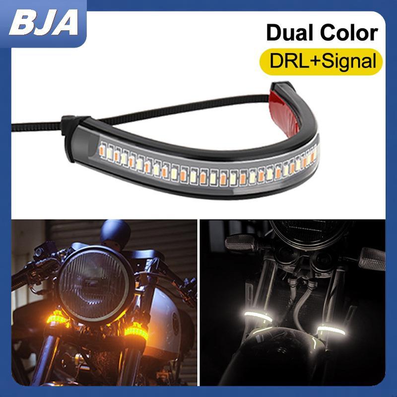Đèn báo rẽ xe máy BJA LED & DRL Moto Flasher Ring Fork Strip Lamp BJA