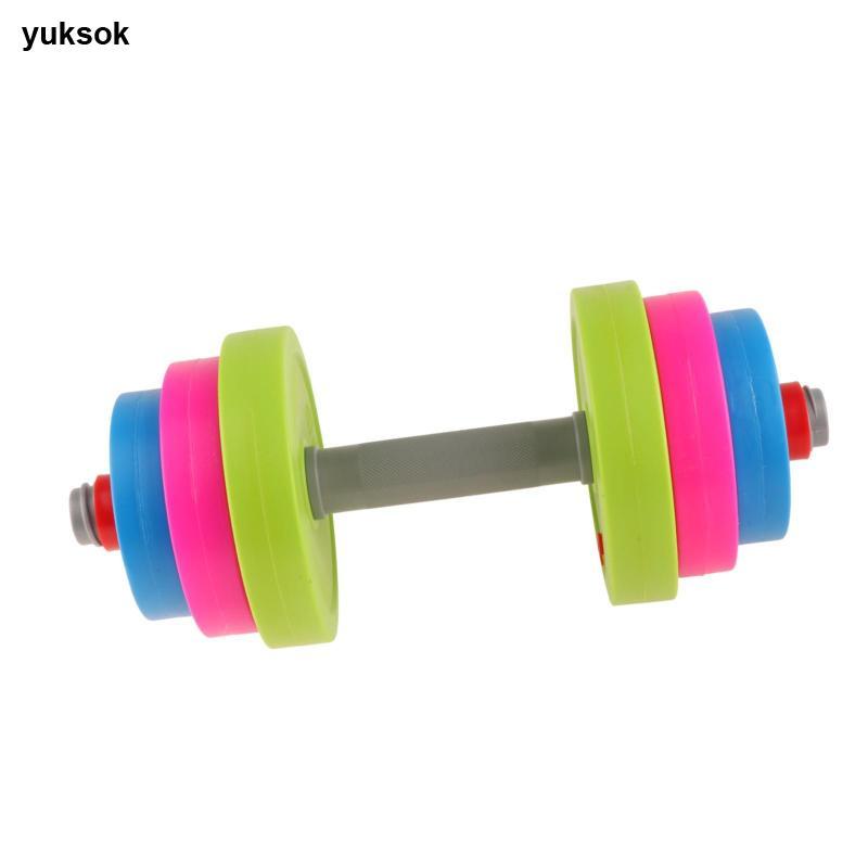 Yuksok Kids Dumbbell Fitness Set Powerlifting Kids Thiết bị tập thể dục cho phòng tập thể dục tại nh